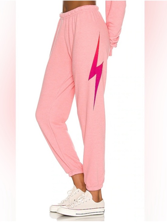 Aviator Nation Pants - Aviator Nation Bolt Fade Sweatpants Pants Petal/Pink Purple Casual Women’s Small